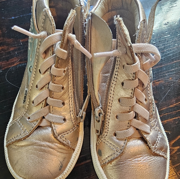 Old soles leather hightops with wings - Picture 2 of 5